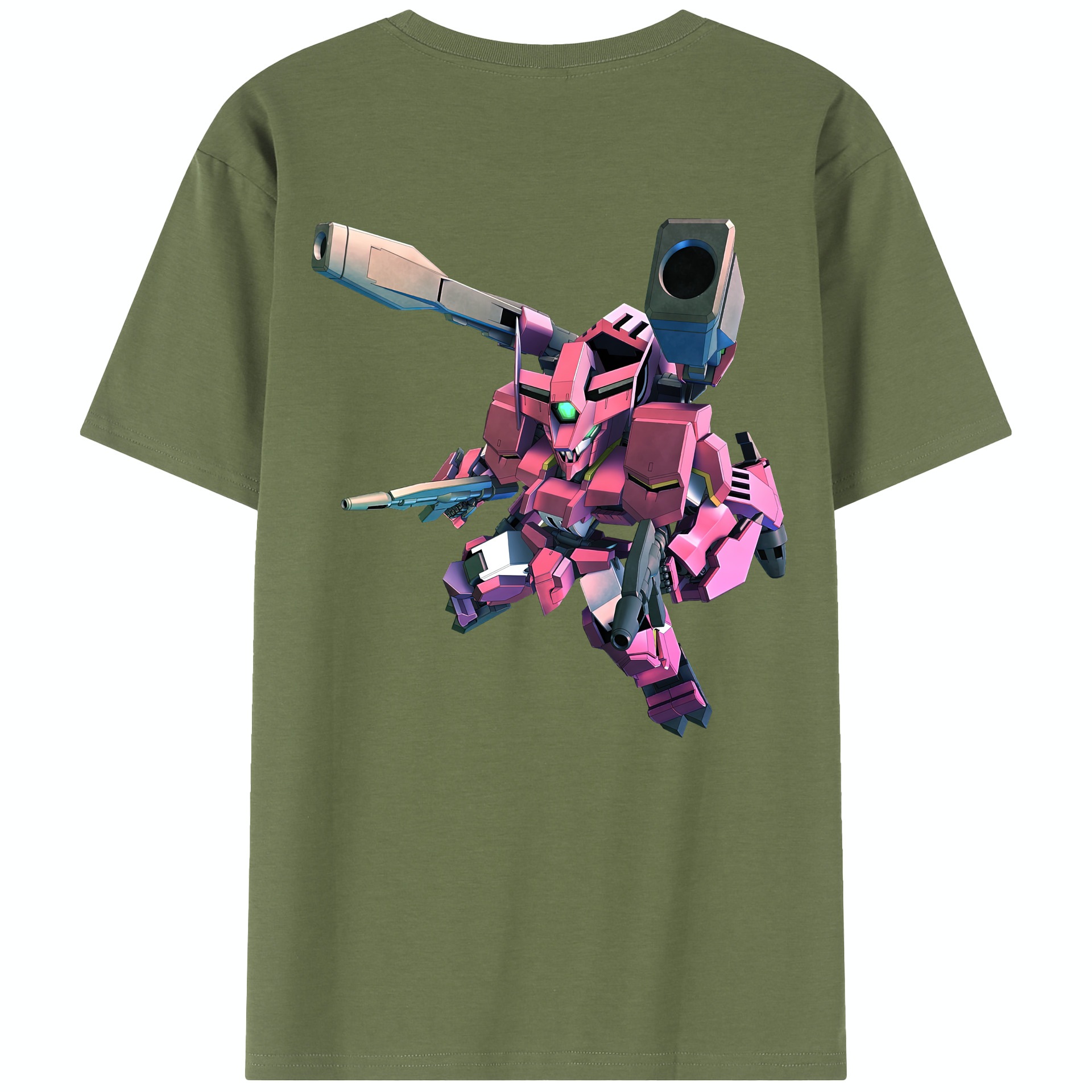 （画像用） 機動戦士ガンダム Mobile Suit Gundam 綿100％半袖Tシャツ（背面プリント）